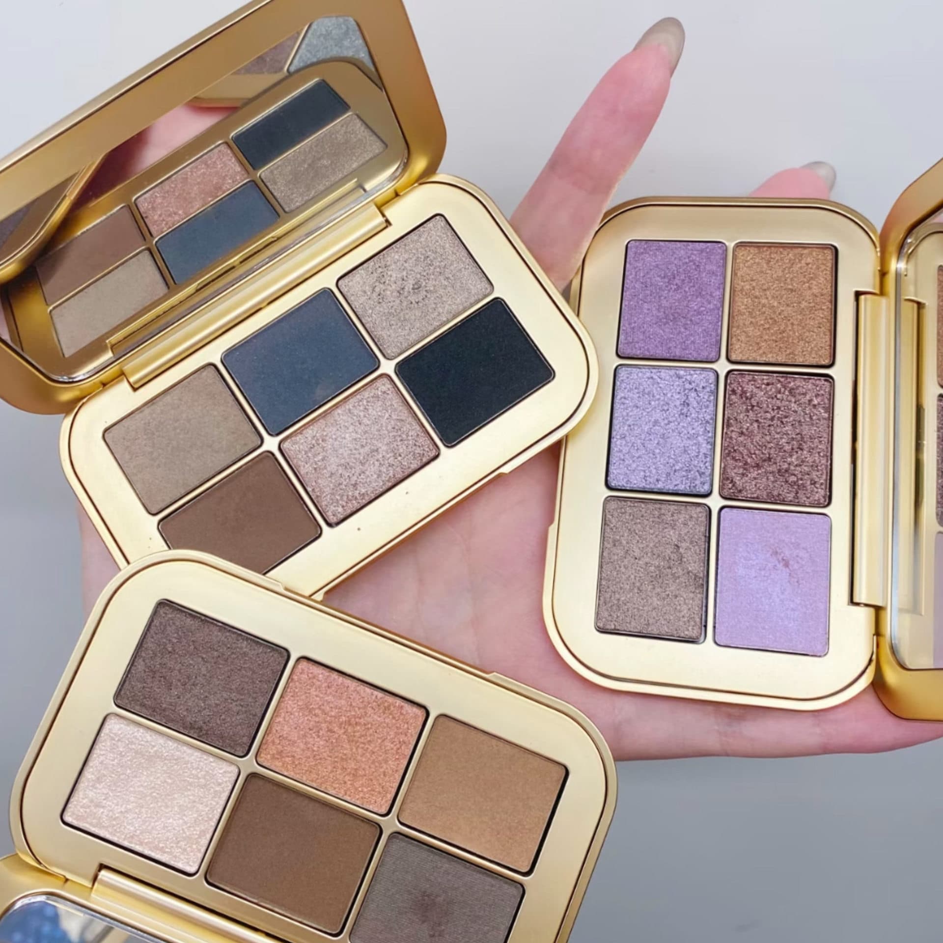 In Stock Lisa Eldridge Six-Color Eyeshadow Palette Betty / Fawn / Vega / Desert Gleam