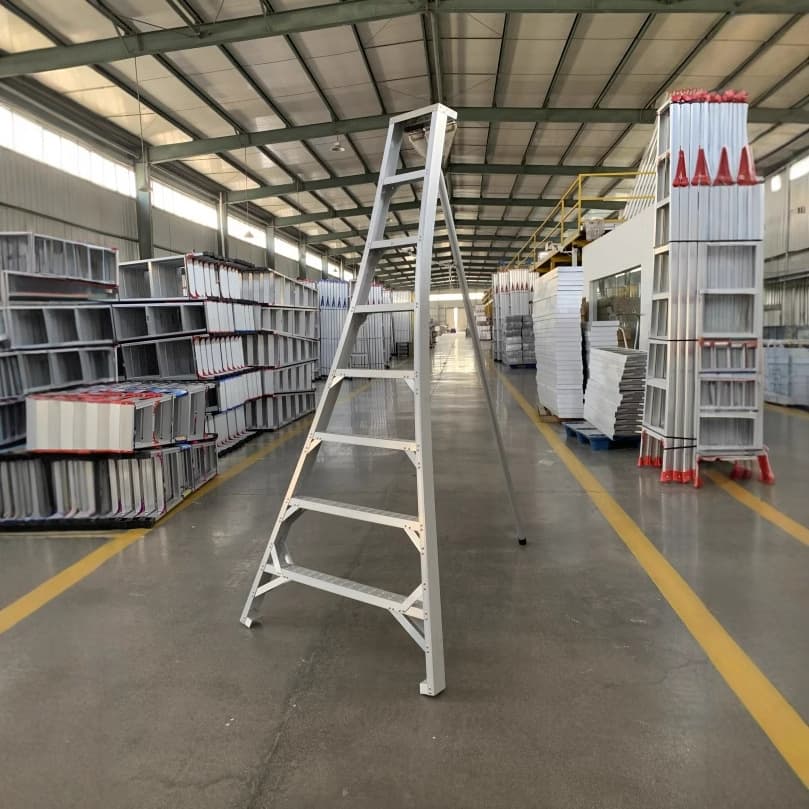 Aluminum Tripod Ladder Orchard Picking Ladder Height Ladder Garden Ladder Single-Sided Ladder Three-Leg Folding Ladder