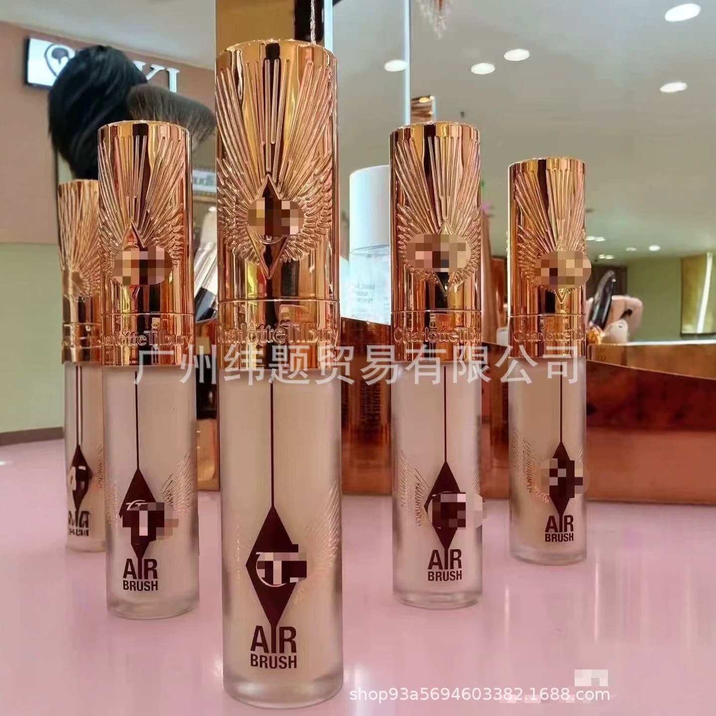 Cross-border Trade Supply C.T Glossy Moisturizing Sugar Lip Gloss, Enhances Complexion, Lip Concealer, Salmon Color