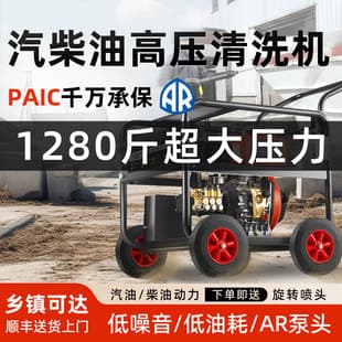 Gasoline and Diesel High Pressure Car Washer, High Power Cleaning Machine, Commercial Industrial Grade, Fully Automatic Commercial Car and Floor Washer
