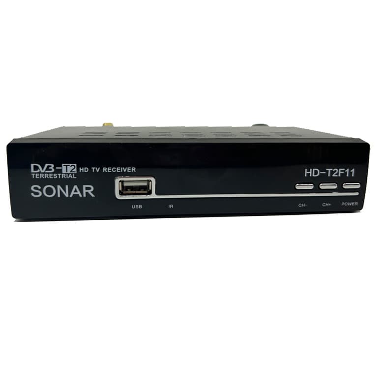 Africa Kenya Ghana Congo DVB-T2 TV Set Top Box FTA Receiver with DC HD decoder