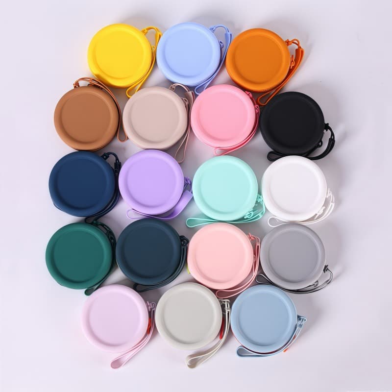 Small Silicone Toiletry Bag, Waterproof Cosmetic Bag, Portable Travel Organizer, Business Trip Storage Bag, Cute Storage Bag, Small