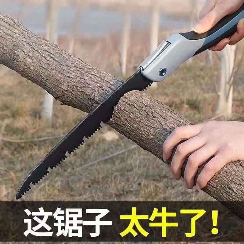 Hand saw household woodworking saw small hand-held manual cutting logging saw garden fruit tree fast sawing tree artifact