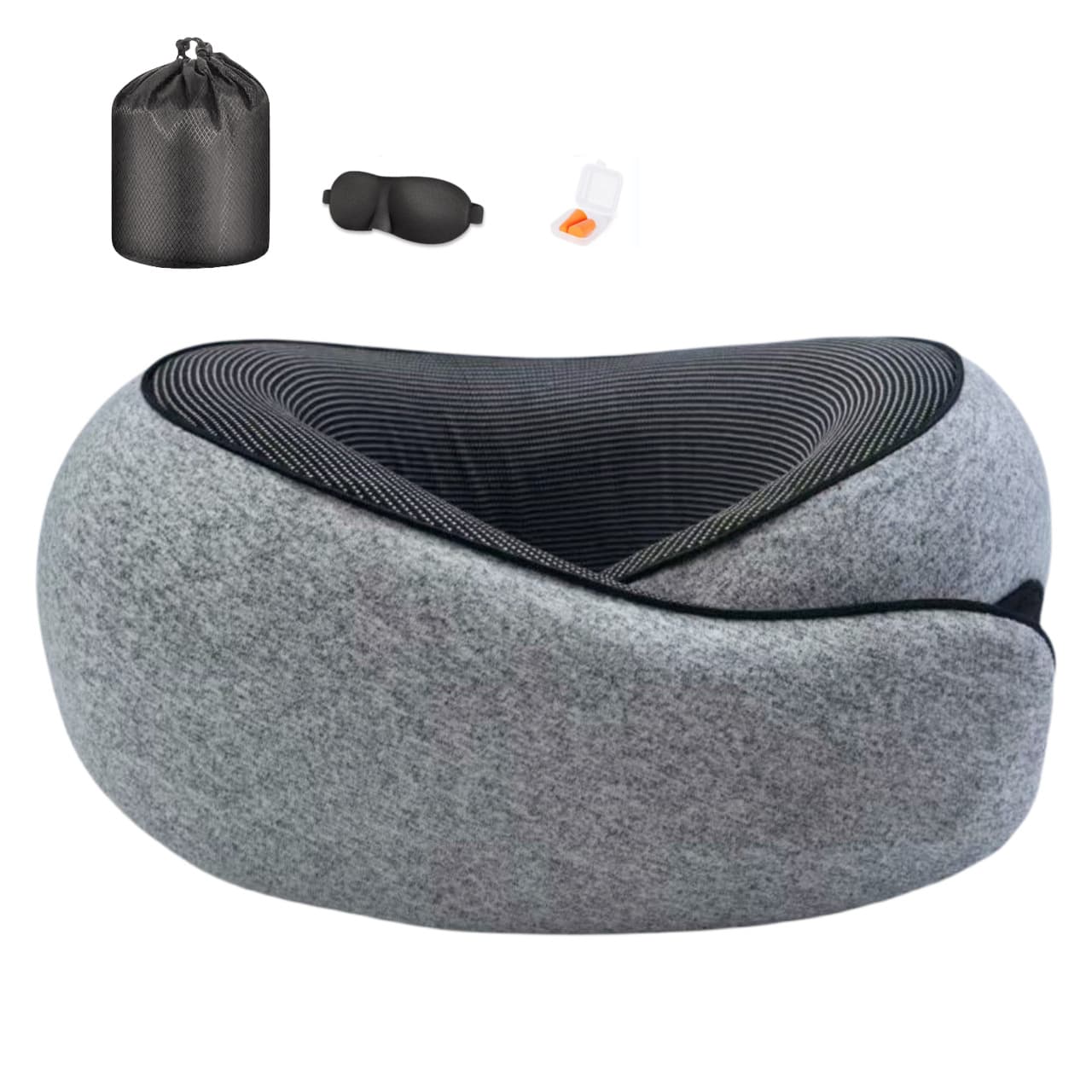 Amazon Cross-Border Memory Foam U-Shaped Neck Pillow Snail Travel Pillow Airplane Pillow Office Nap Travel Pillow U-Shaped Pillow