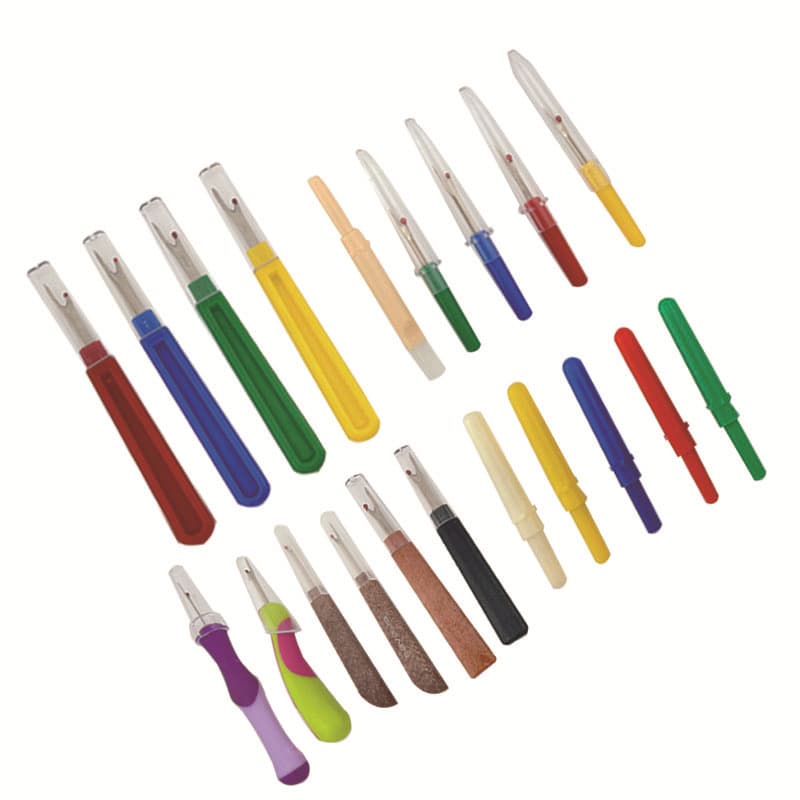 Sharp SKC Cross Seam Ripper for Cross Stitch Thread Remover Plastic Handle Sharp Small Seam Ripper Set