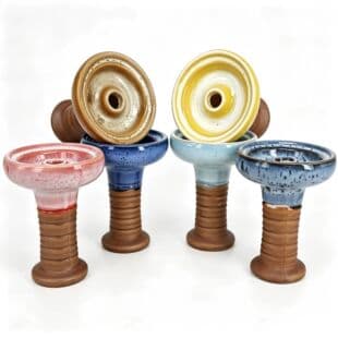 Russian Glazed Ceramic Hookah Bowl Oblako Bowl for Bar KTV Arabic Hookah Ceramic Bowl