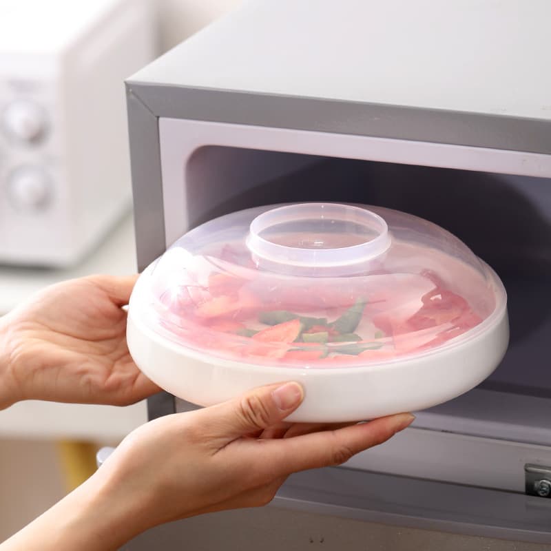 Microwave-Safe Heating Lids, Heat-Resistant Bowl Covers for Grease Splatter Protection and Food Freshness