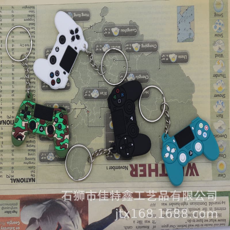 PS5 Camo PS4 Game Controller Keychain Handheld Game Console Controller Bag Charm Pendant for Men and Women