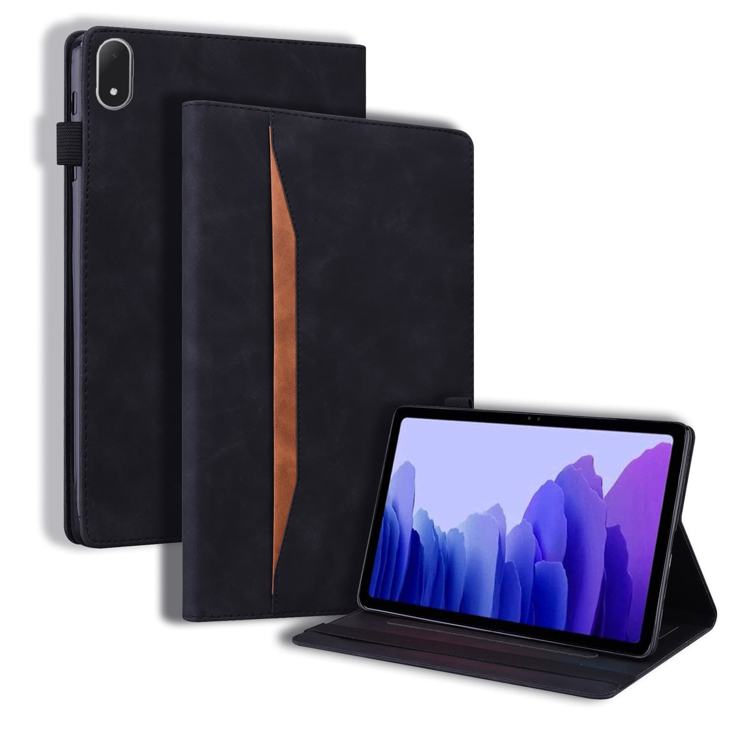 Case for OPPO Pad 5 Tablet, OPPO Tablet 12.1 Business Spliced 2025 Frosted Card Slot Stand
