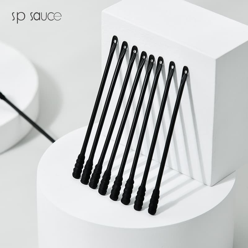 Wholesale】Ear Picking Cotton Swabs Multifunctional Baby Double-ended Ear Spoon Children Individually Wrapped Swabs Blackhead Removal Paper Stick