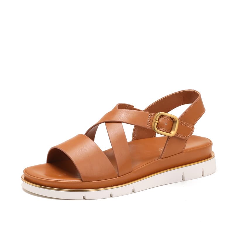Wedge Roman Sandals Summer New Soft Sole One-Buckle Casual Fashion Beach Vacation Non-Slip