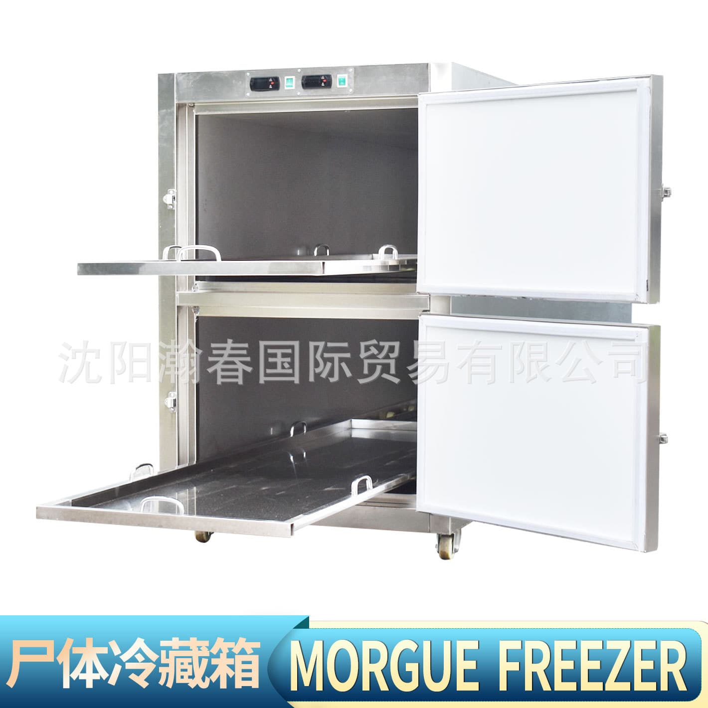Body Storage Freezer 2-Corpse Mortuary Cabinet Funeral Home Body Freezing Storage Corpse Refrigerator