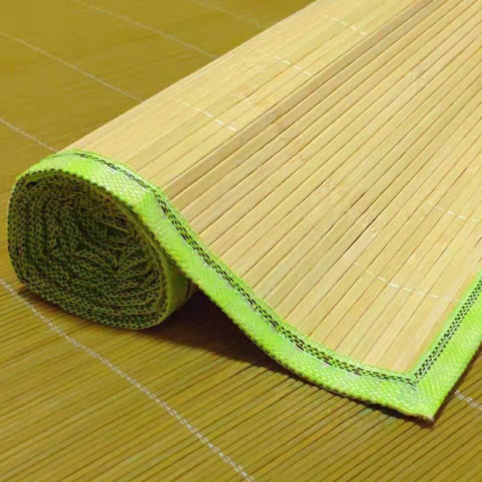 Bamboo Mat Pure Bamboo 1.5m Student Dorm Single 0.9m/0.8m Household 1.2m Double-Sided Foldable 1.8m