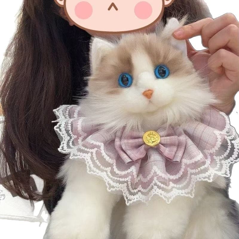 Cute Ragdoll Cat Backpack Plush Toy Stuffed Animal Comfort Doll Girl Birthday Gift T7