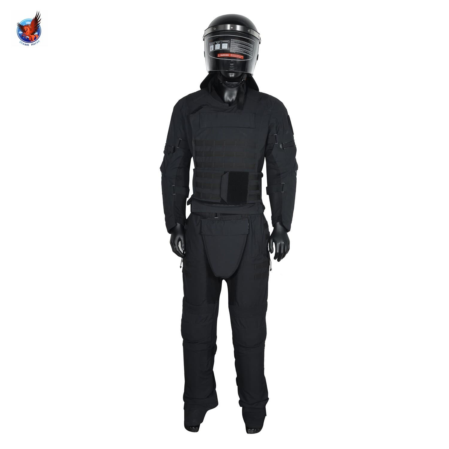 Mengma Product Factory Direct Black Anti-Beating Protective Suit Riot Suit Law Enforcement Duty Set Cut-Resistant