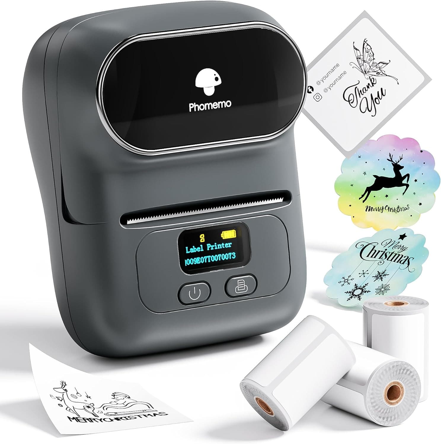 Phomemo Price Label Printer Home Clothing Tag Thermal Printer Handheld Barcode Printer