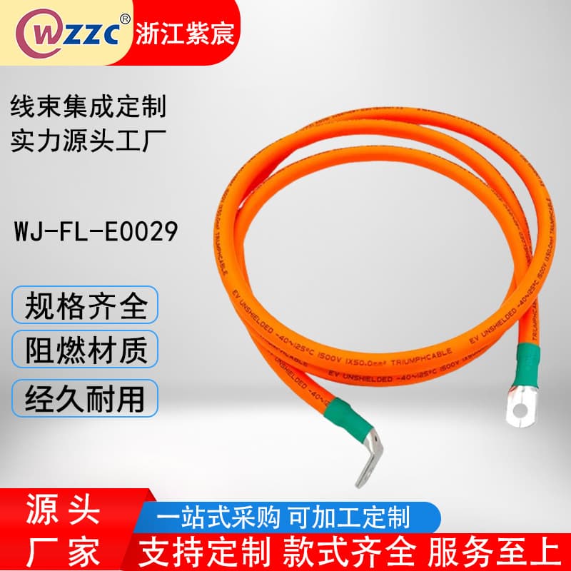 Factory custom WJ-FL-E0029 energy storage connection cable electrical machinery equipment transfer wire harness.