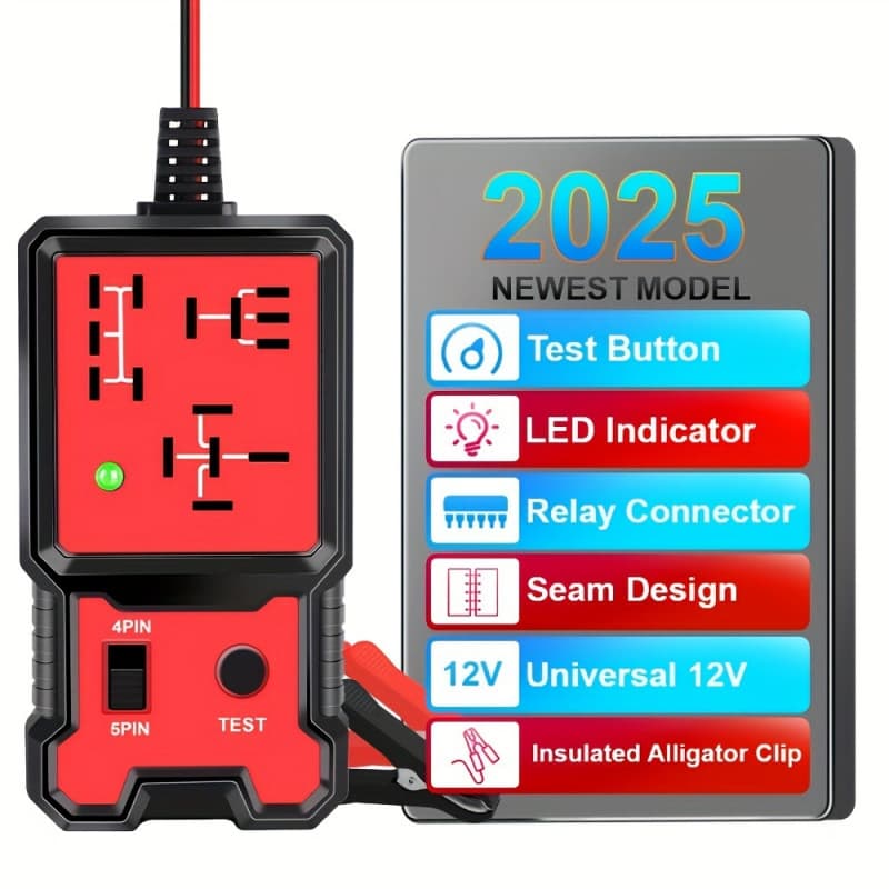 2026 New Cross-border Drop Shipping Professional 12V Automotive Relay Tester Diagnostic Tool