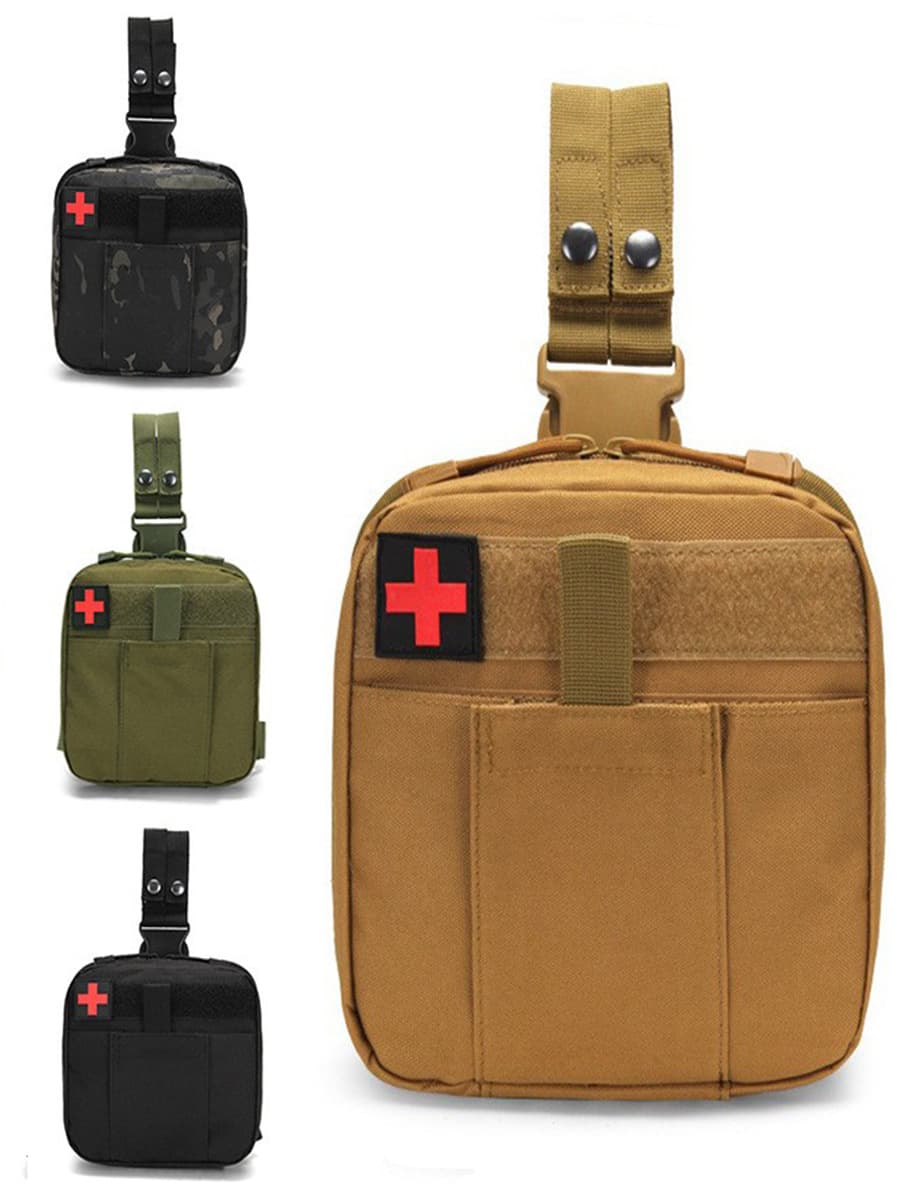 Tactical leggings medical bag Multifunctional first aid bag waist bag Outdoor multifunctional MOLLE accessories EDC tool bag