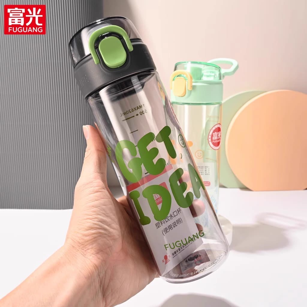 Fuguang Plastic Space Cup Kids Students Portable Straw Cup Men Women Outdoor Sports Water Bottle Drop-Resistant Direct Drinking Cup