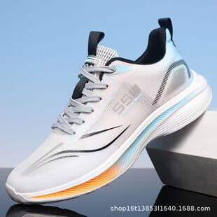 Men's Shoes Sports Shoes Breathable Mesh Wear-resistant Casual Shoes Teenager Running Trendy Shoes Summer Men's Shoes