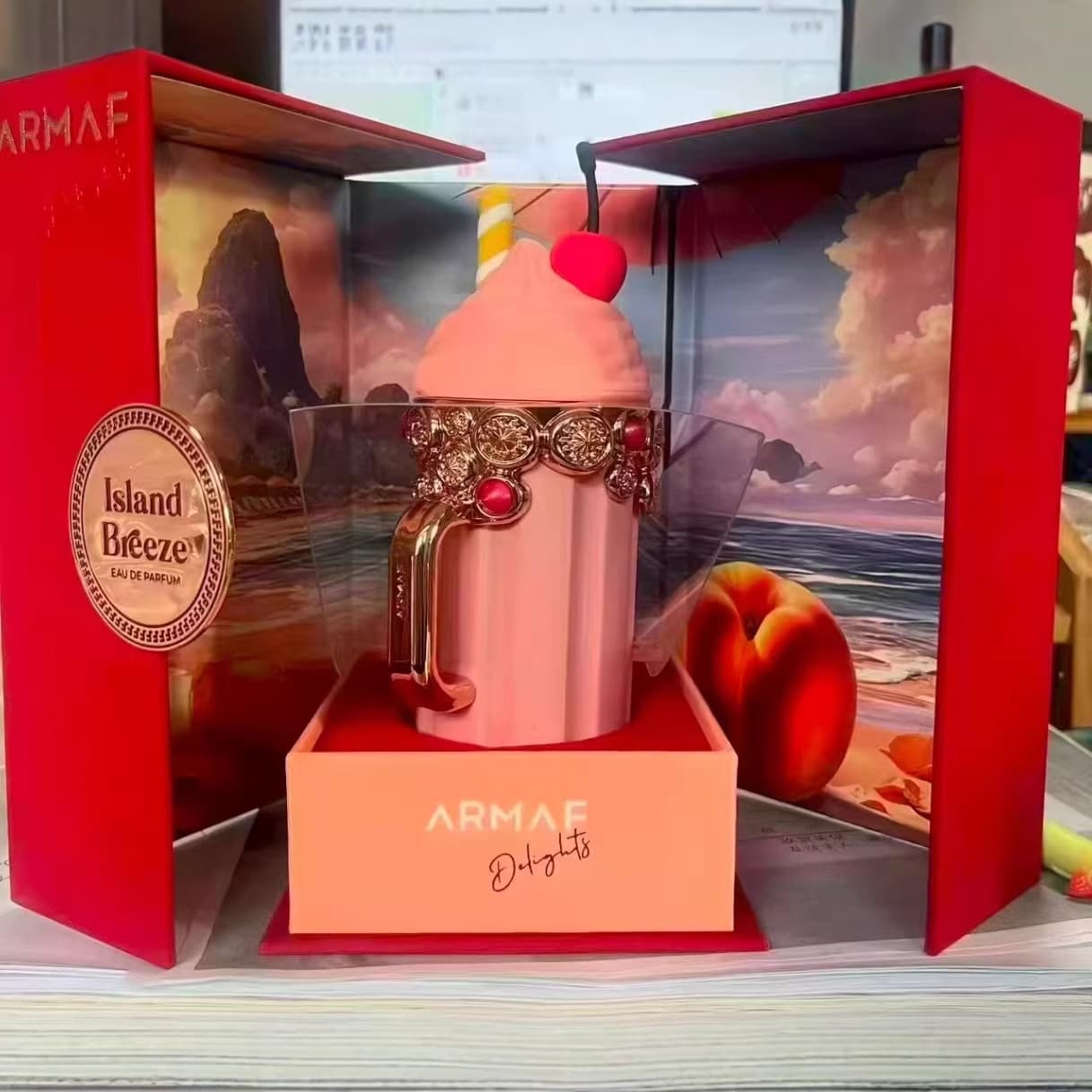 High Quality Armaf Island Breeze Parfum Women's Perfume Ice Cream Gift Box Middle East Arabian