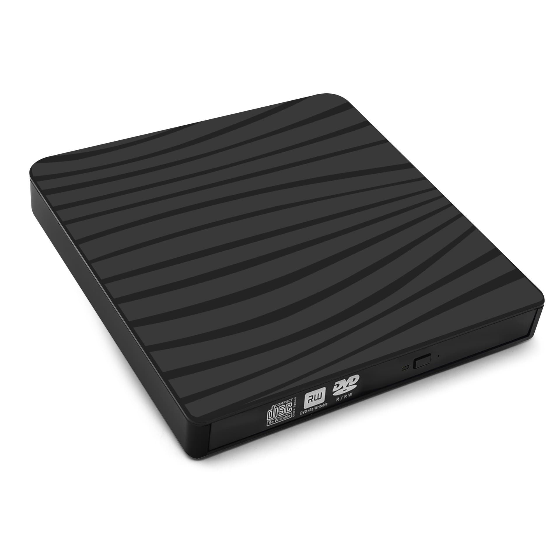 External Optical Drive Enclosure, USB Optical Drive Kit, Dual Interface Optical Drive Enclosure, Zebra Pattern Optical Drive Box