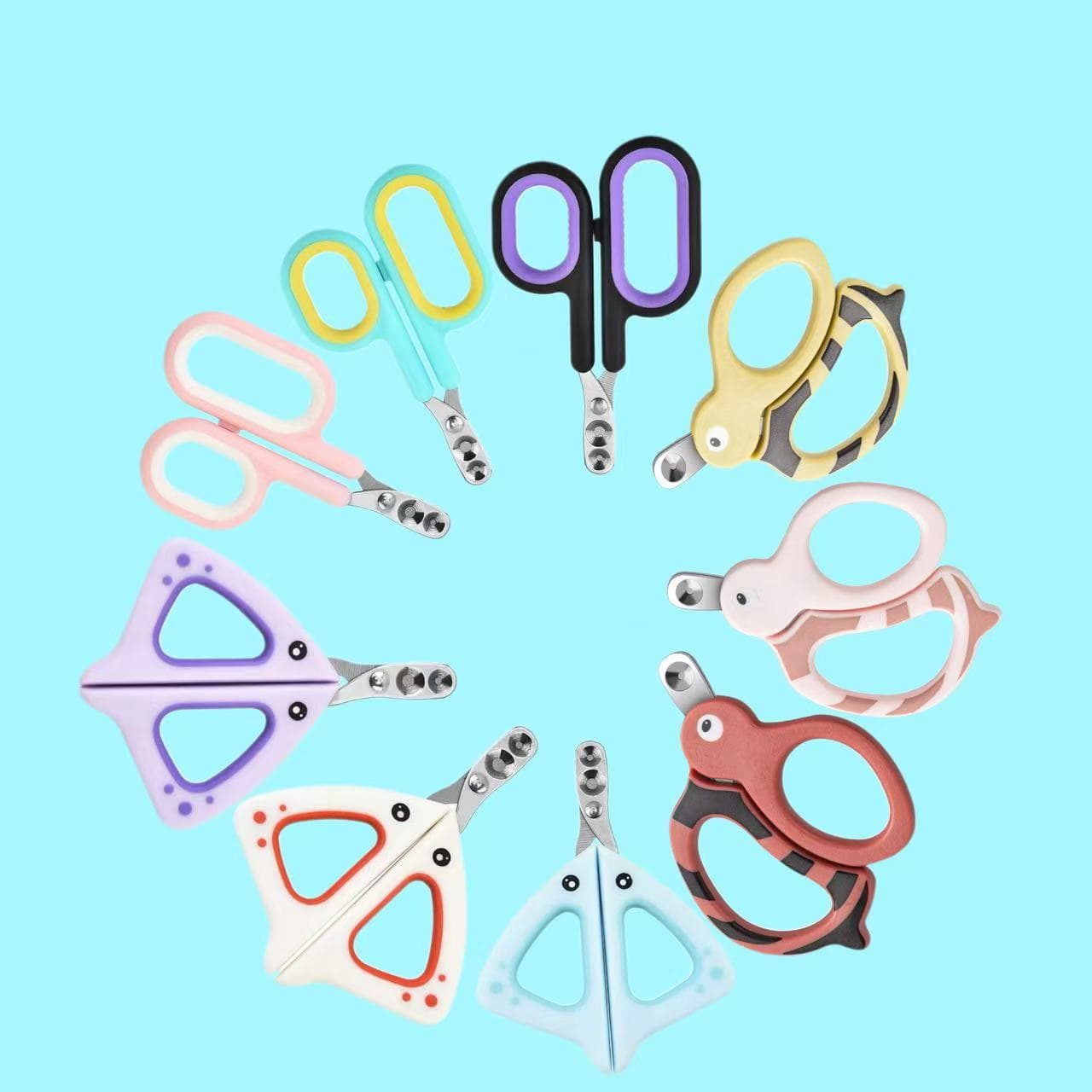 Cat Nail Clippers Round Hole Stainless Steel Pet Small Blind Scissors Cat Claw Trimmer Cross-Border Pet Supplies