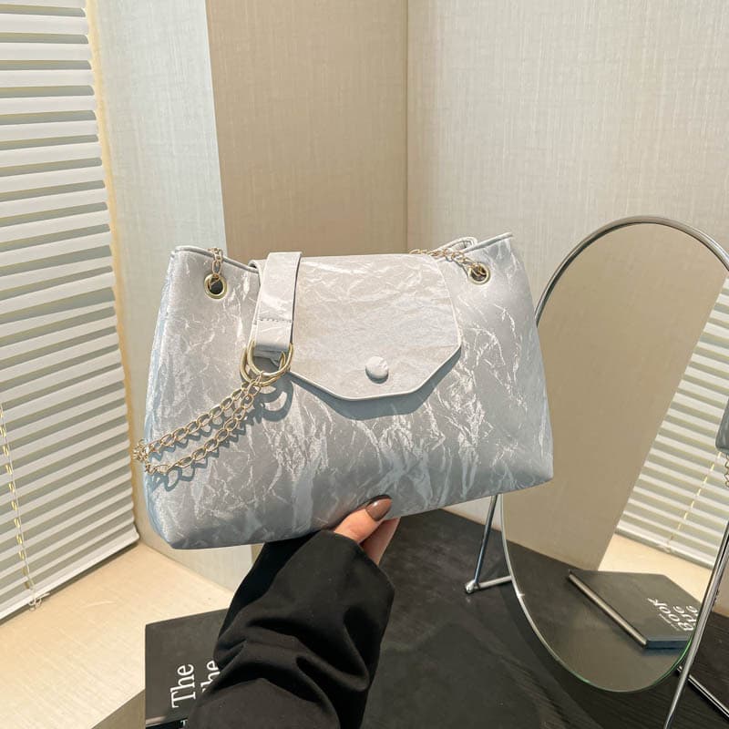 Large-capacity tote bag fashionable and simple women's 2025 new fashion versatile chain shoulder crossbody women's bag spring and summer