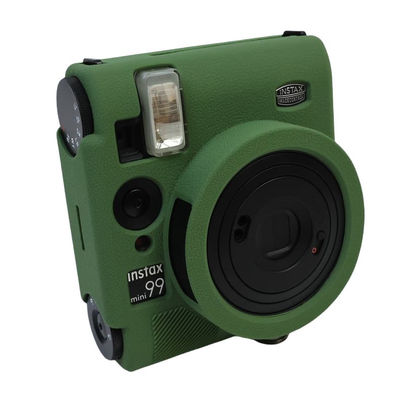 Mini 99 Silicone Camera Case Soft Rubber Shell Protective Cover for Fujifilm Instax Mini 99 Camera Compact Portable Bag