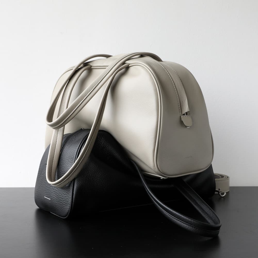 Luxury Retro Casual Shoulder Bag in Top Grain Calfskin - Large Capacity Genuine Leather Handbag/Shoulder Bag/Crossbody Bag