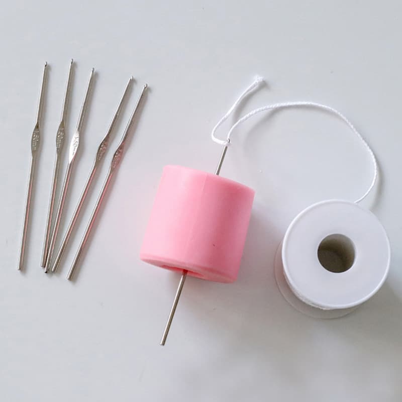 3-Pack DIY Aromatherapy Candle Making Tools Silicone Mold Wick Piercing Stainless Steel Crochet Hook Clearance