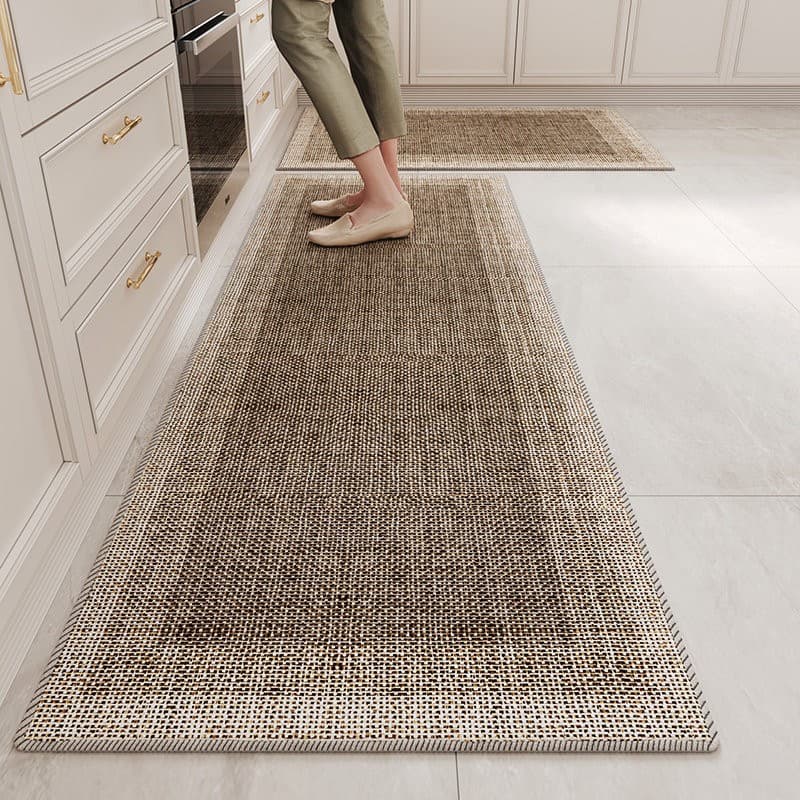 Kitchen Mat, Long Carpet for Home Use, Oil-Absorbing, Water-Absorbing, Stain-Resistant, Non-Slip, Entryway Mat