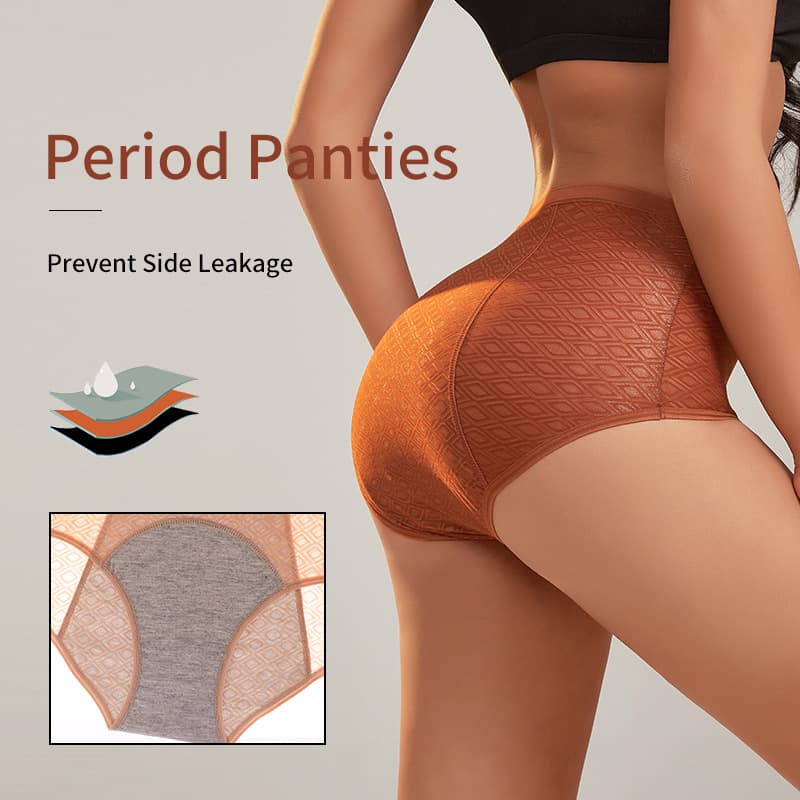 Popular cross-border thin menstrual underwear, plus size, high-waisted, leak-proof, breathable, specially designed for menstruation and periods, style 9084