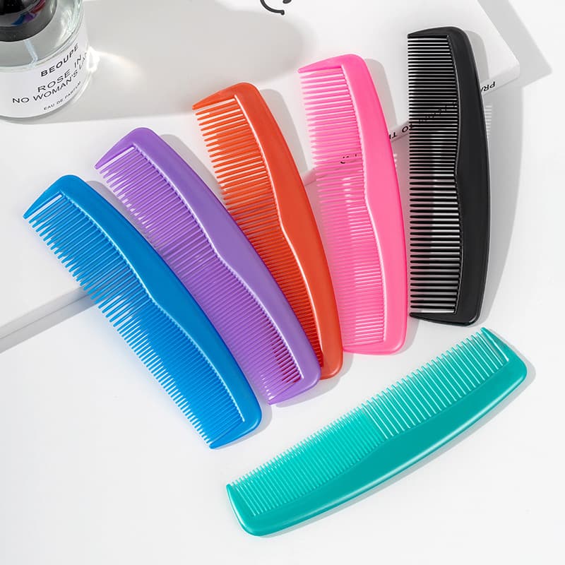 Cross-border Hot Selling Portable Small Comb for Women, Colorful Hair Styling Comb, Fine-Tooth Bang Comb, Smoothing Comb