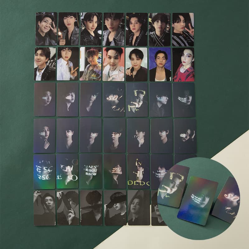 BTS Laser Holographic Film Six Concept Set Photocards ON:E Concept Set