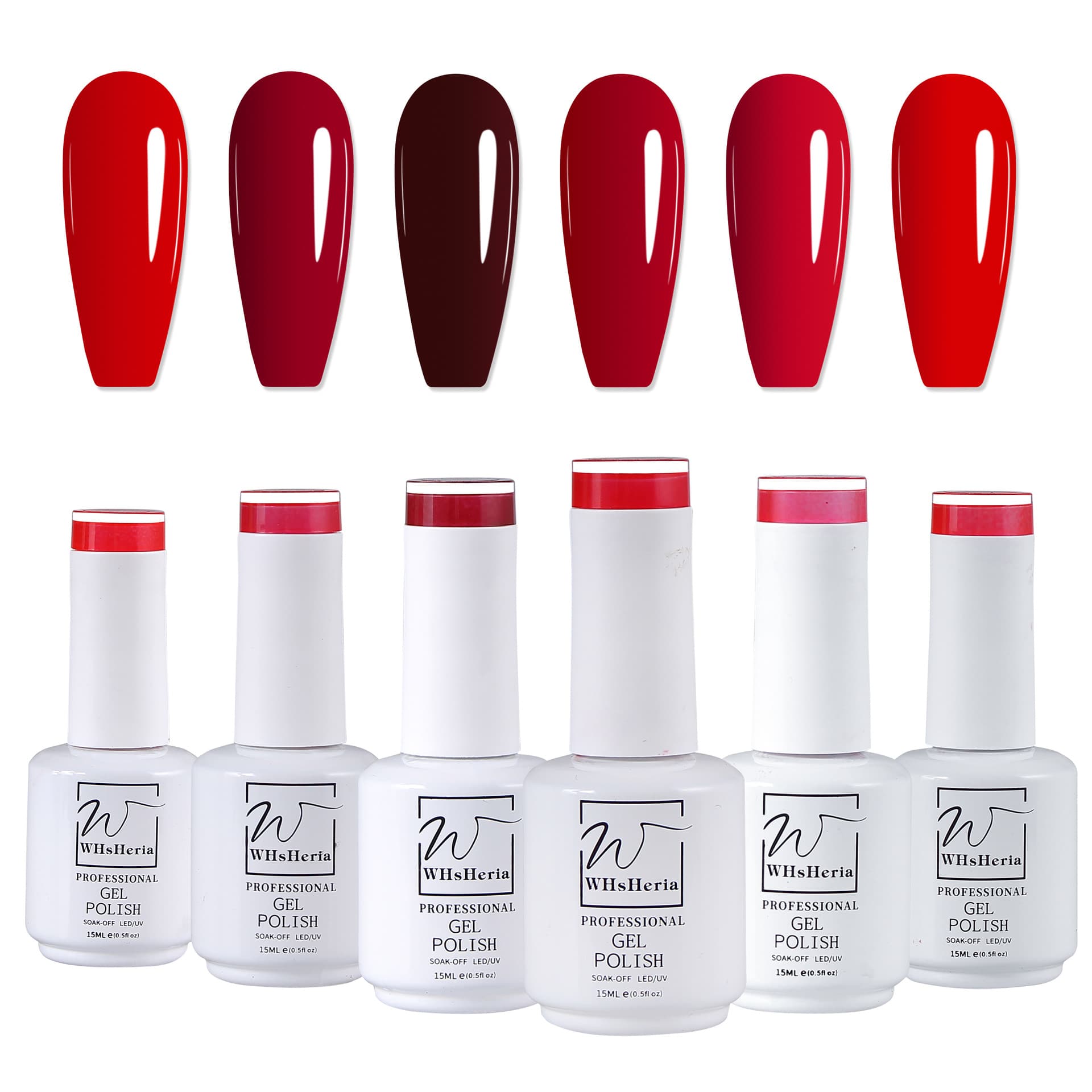 Nail UV gel polish EU standard environmentally friendly nail polish cross-border popular color 6-color phototherapy gel set