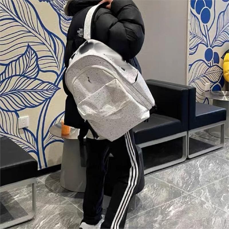 Gypsophila aj schoolbag trapeze backpack junior high school computer bag teenagers large capacity student backpack with chip
