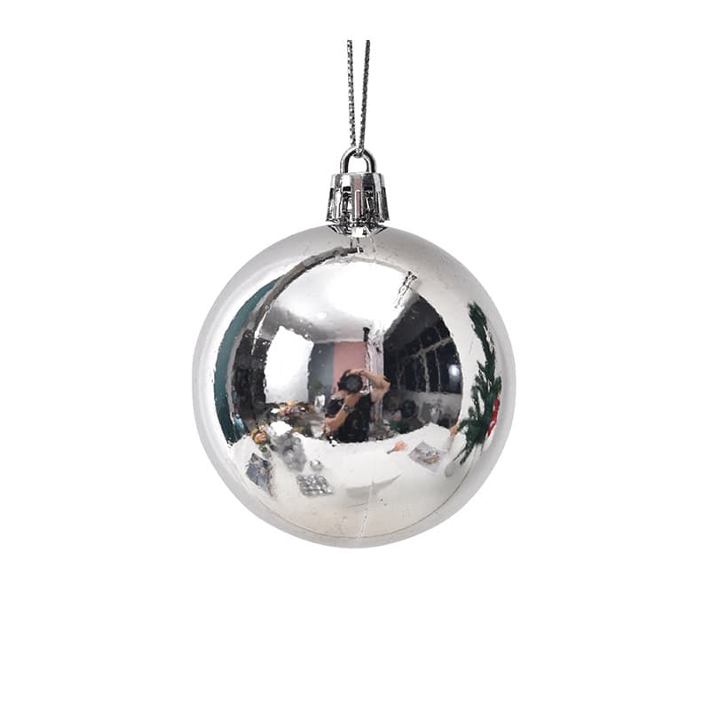 Factory Direct Bulk Christmas Balls Diameter 2/3/4/6/8cm Glossy Matte Glitter Electroplated Decorative Ornaments Hanging