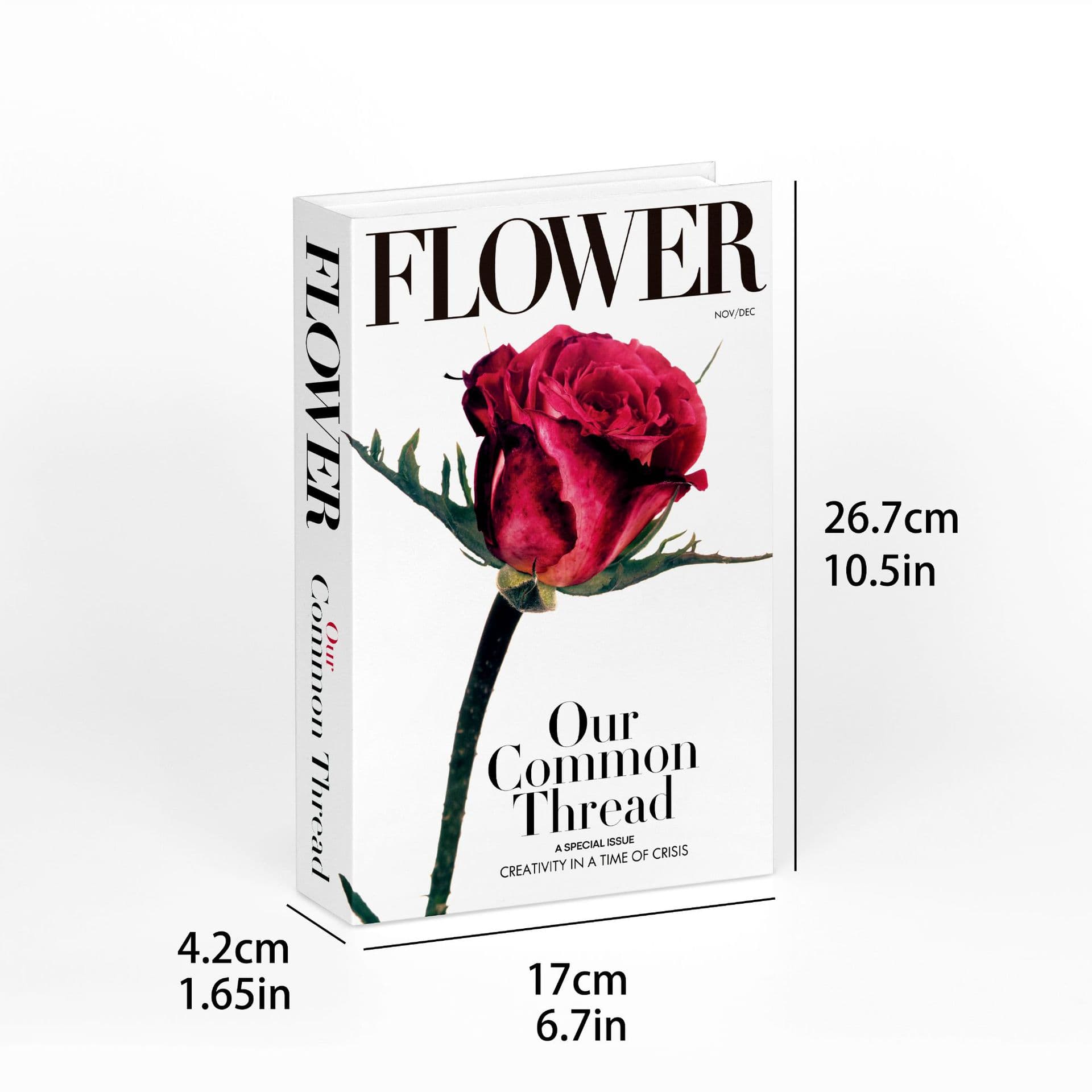 Cross-border Folding Fake Book Ins-style Lifestyle Magazine Decorative Book Creative Modern Minimalist English Simulation Book Model Wholesale