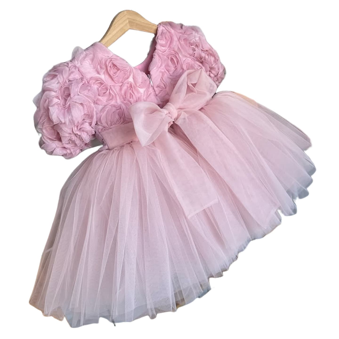 2026 New Girls Piano Performance Dress Flower Girl Wedding Little Girl Princess Dress Children Host Performance Costume