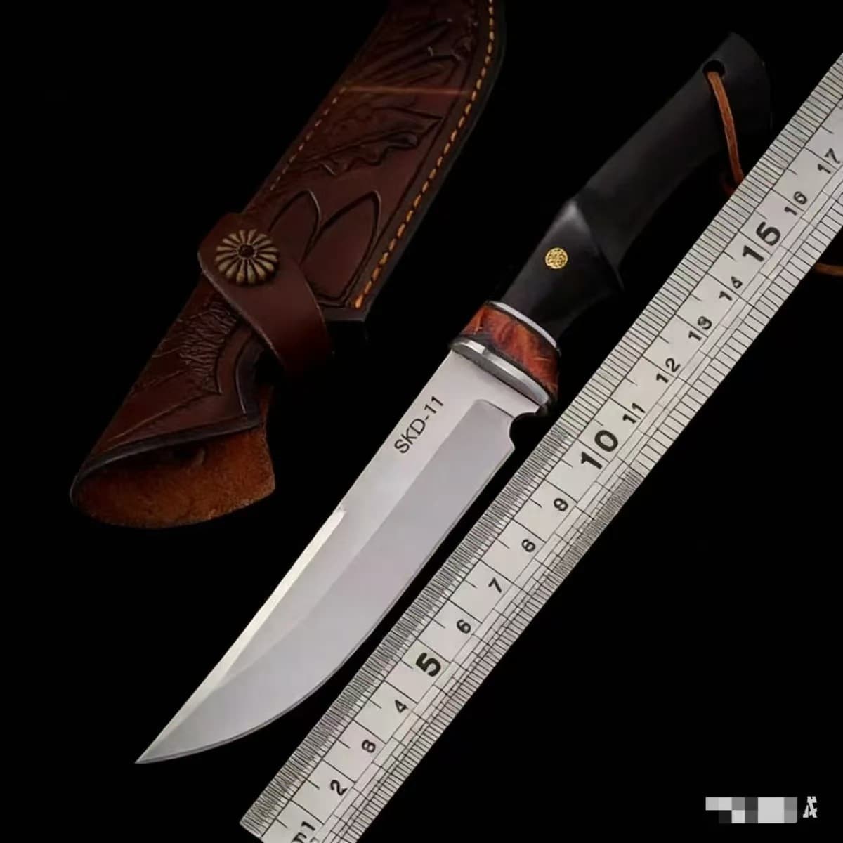 Walker Outdoor Straight Knife Handle Meat Home Fruit Knife Camping Dining Hunting Sharp Self-Defense