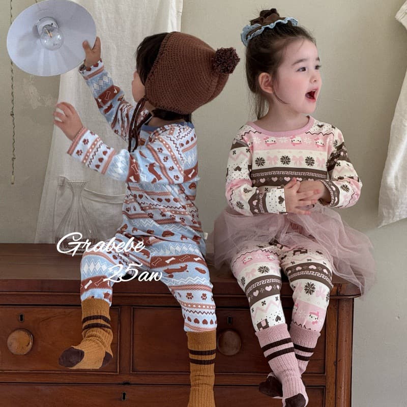 Children's Autumn/Winter Soft Fleece 300G Thickened Pure Cotton Thermal Underwear Homewear Set Category A Seamless