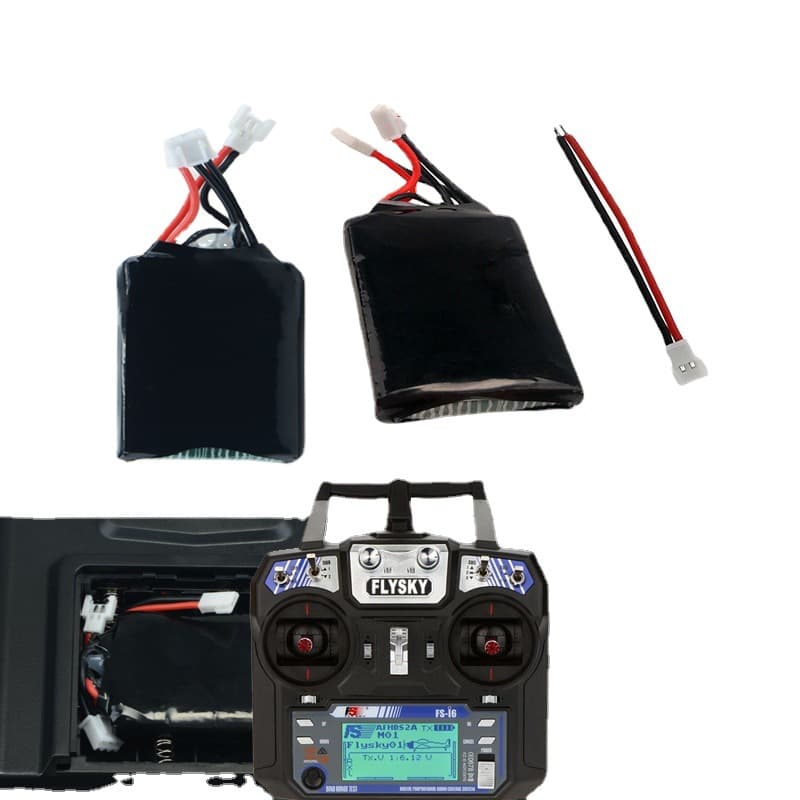 Flysky FS-I6 Remote Control Dedicated Lithium Battery 7.4V 1000mAh RC Model Lithium Battery Remote Control Power
