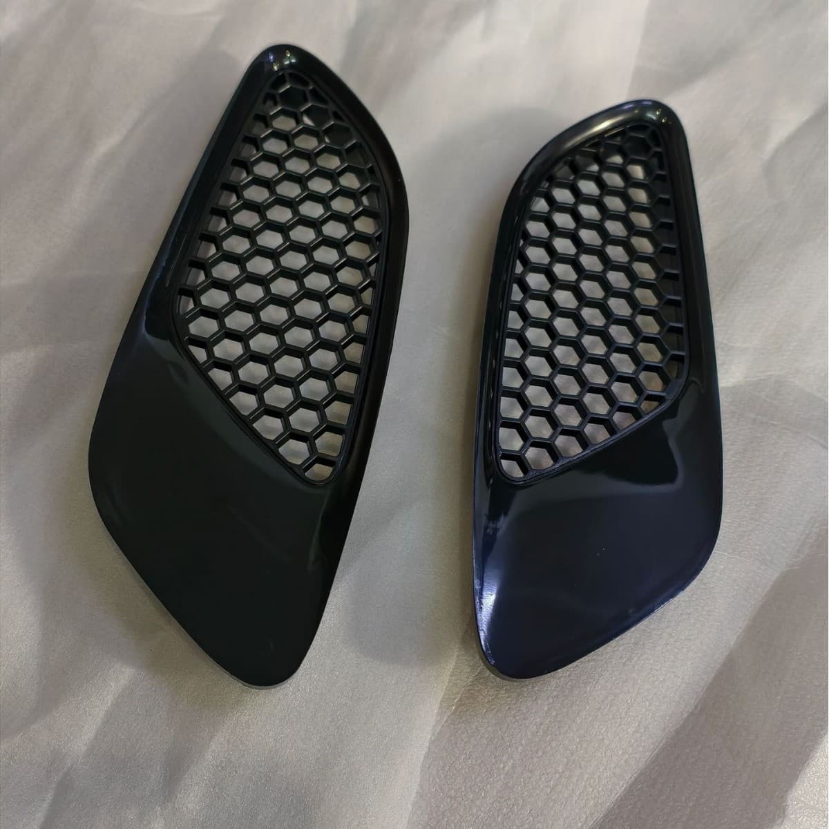 Langyu For BMW M3 Hood Matte Black Black Vent Cover Engine Hood Air Intake Cooling Air Duct