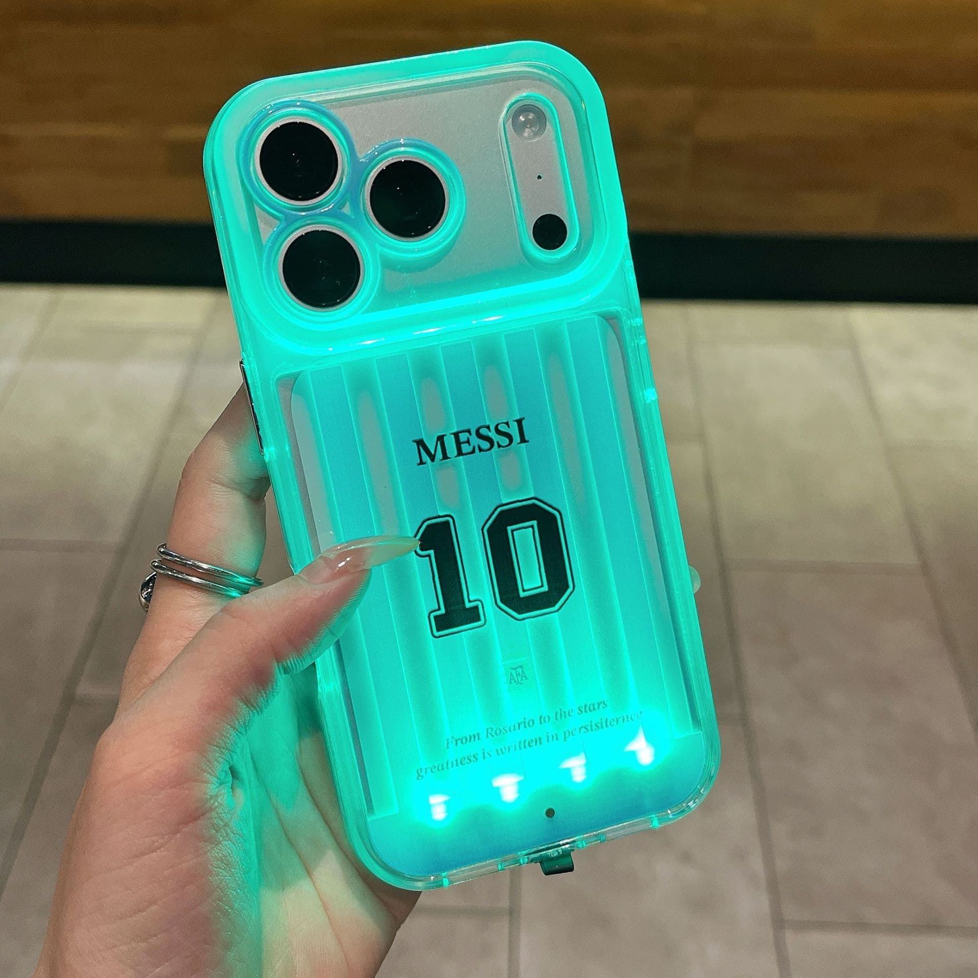 Flash Call Soccer Jersey Phone Case for iPhone 14/13, compatible with 11, Apple 17/16/15 PRO MAX, Shockproof