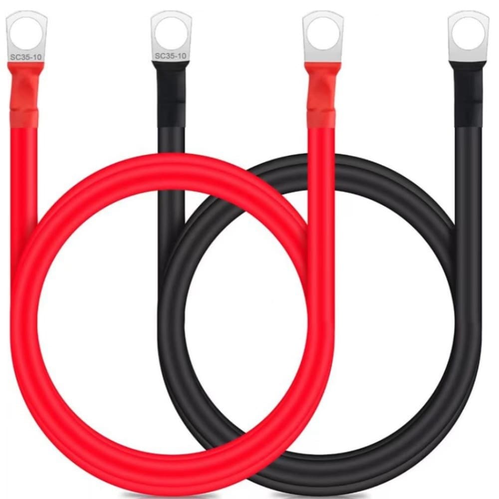 2AWG 35mm² Car Battery Connection Cable Extension Wire Power Inverter Cable New Energy Vehicle Accessories