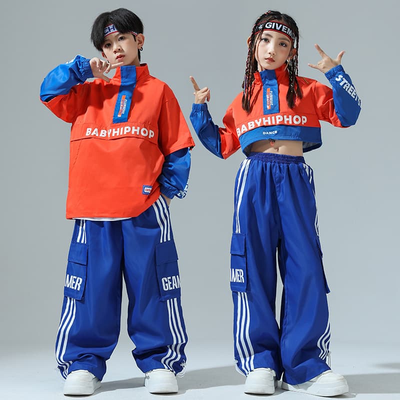 Primary School Sports Day Entrance Performance Wear Children's Cheerleading Class Uniform Autumn Street Dance Fashion