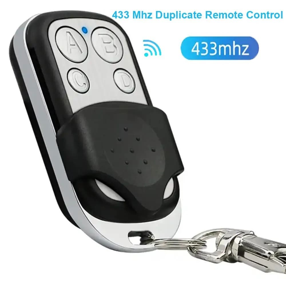 Germa Cross-Border 433MHz Wireless Copy Remote Control for Garage Door Rolling Shutter Door, Metal 4-Key Clone