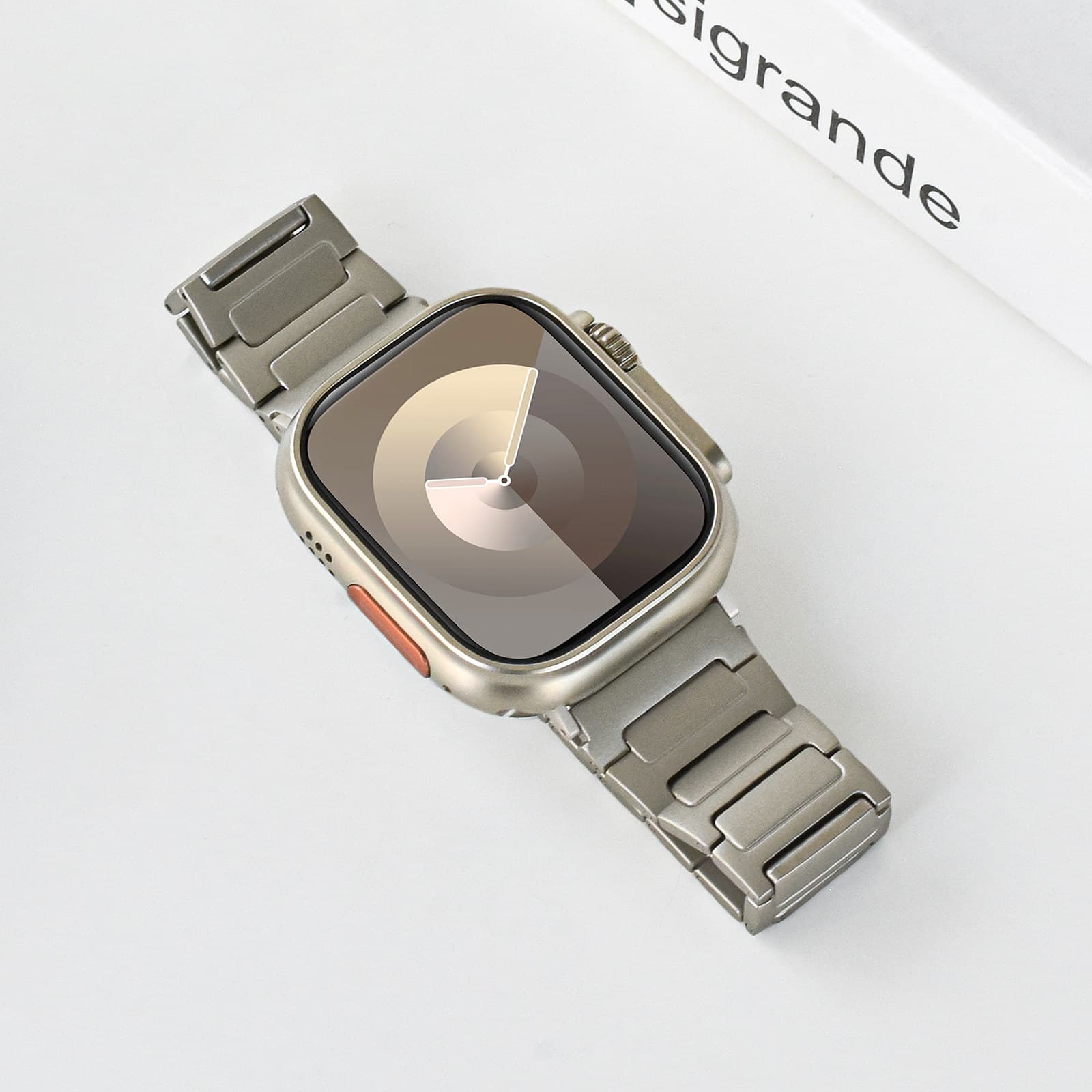 Compatible with Apple iWatch S11 Band S10 S9 I-Shape Stainless Steel Metal Apple Watch Strap 22mm